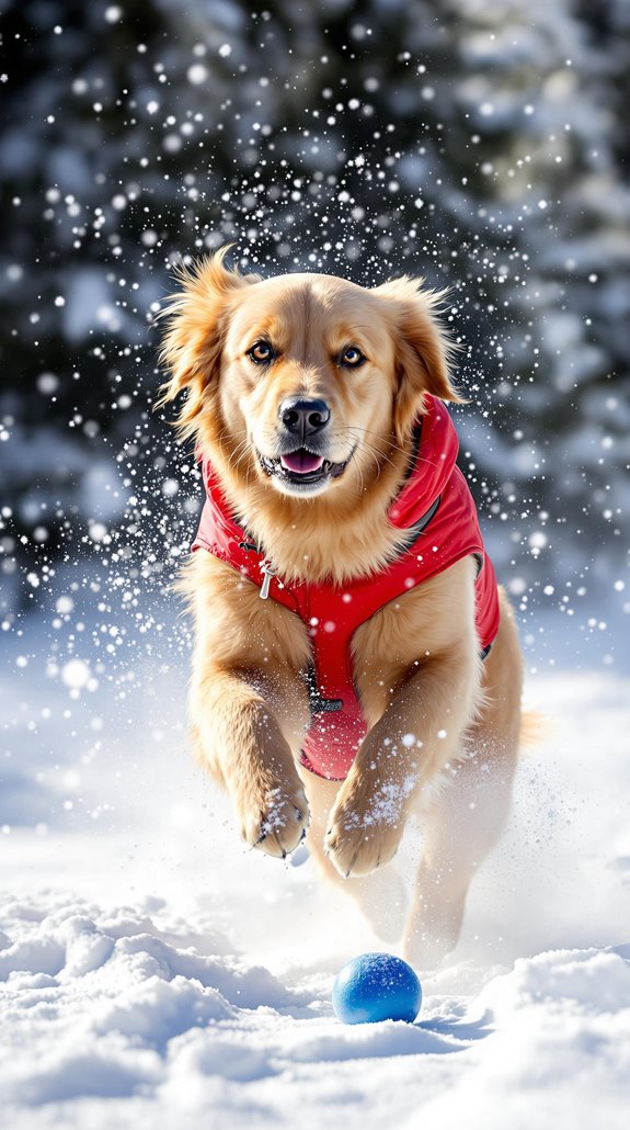 winter dog activity safety