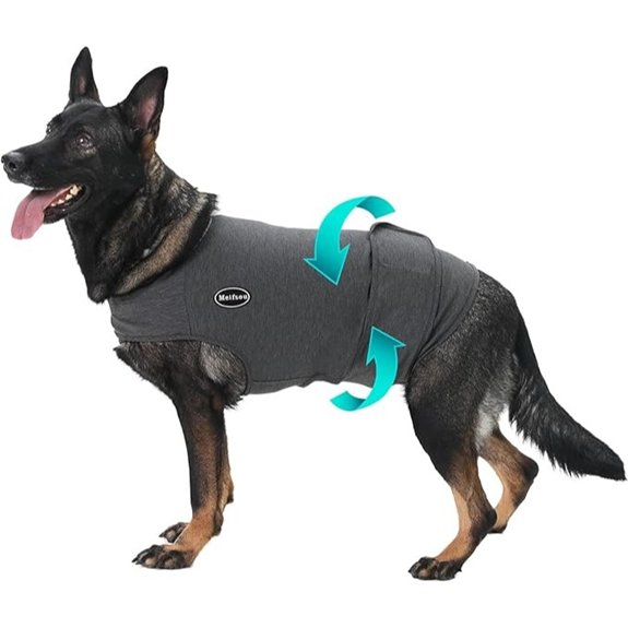 Dog Anxiety Vest Thunder Jacket Calming Shirt
