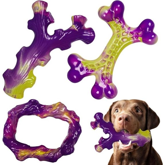 Tough Dog Toys for Aggressive Chewers (3-Pack)