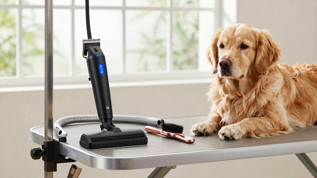 grooming kit suction efficiency