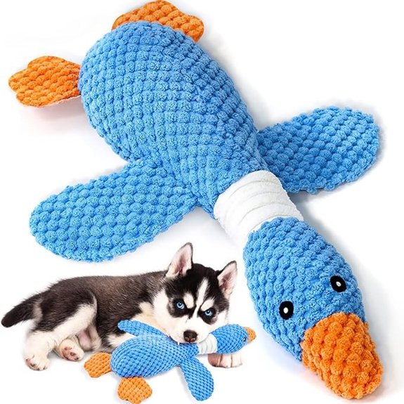 Vitscan Indestructible Goose Dog Toy for Chewers