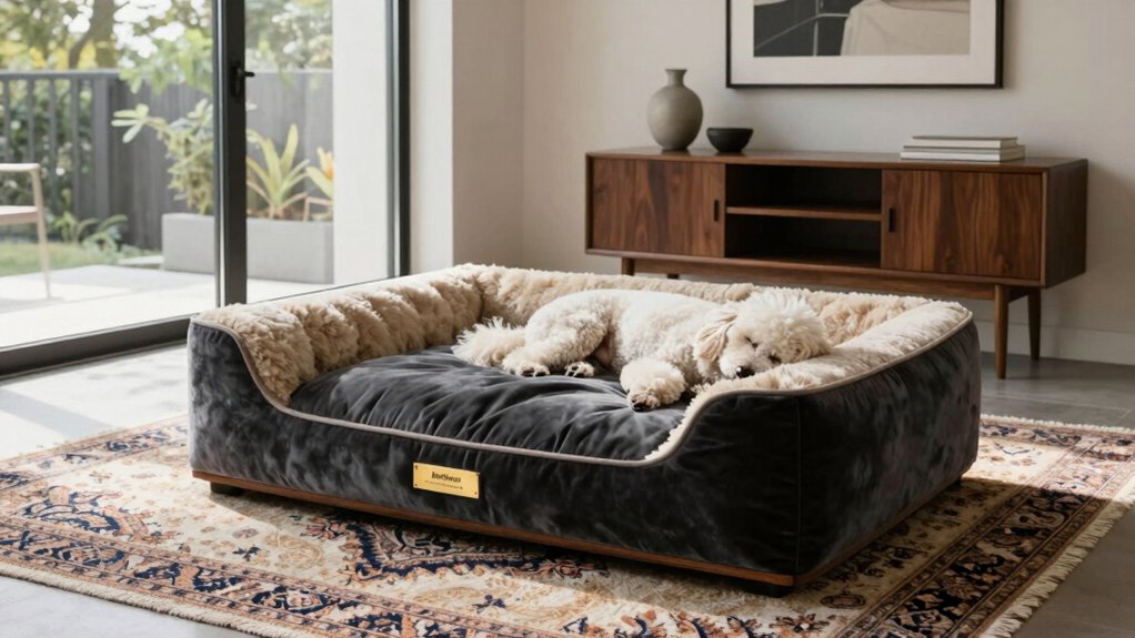 luxury dog bed selection