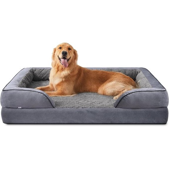 INVENHO Orthopedic Dog Bed XL Washable with Foam