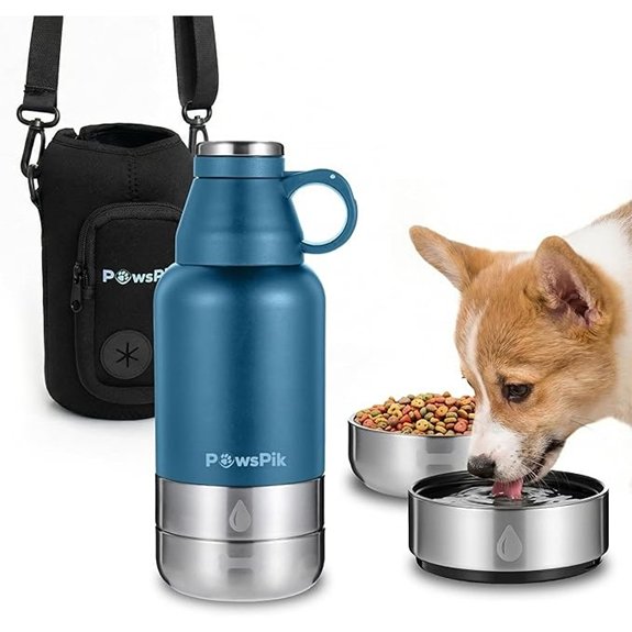 PawsPik 32oz Travel Dog Water Bottle