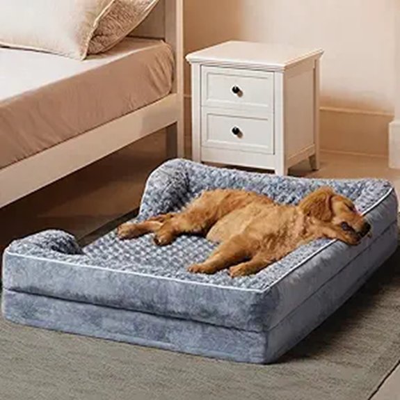 WNPETHOME Washable Orthopedic Dog Bed for Large Dogs