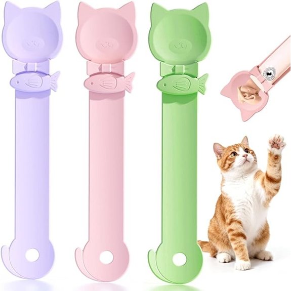 WRW 3 Pcs Cat Treat Spoon