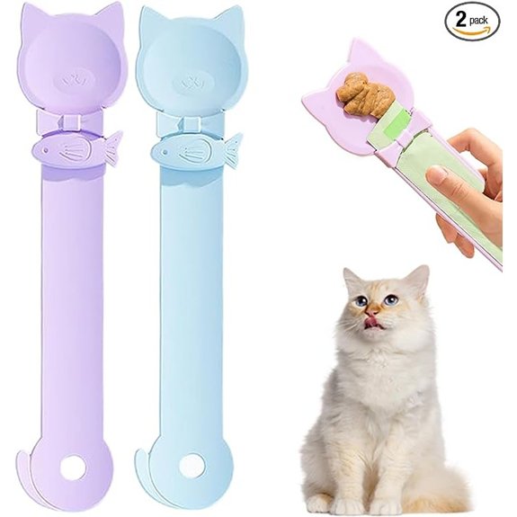 PETPAWLOVELY 2PCS Cat Treat Spoon