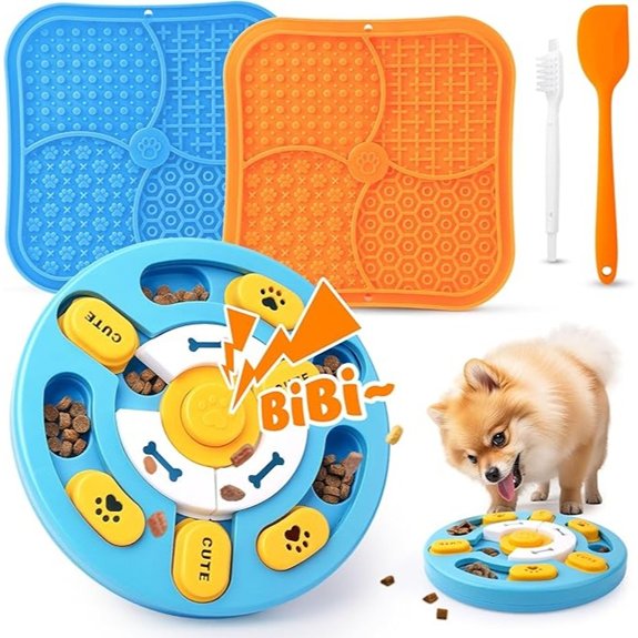Advanced Dog Puzzle Toys with Lick Mat