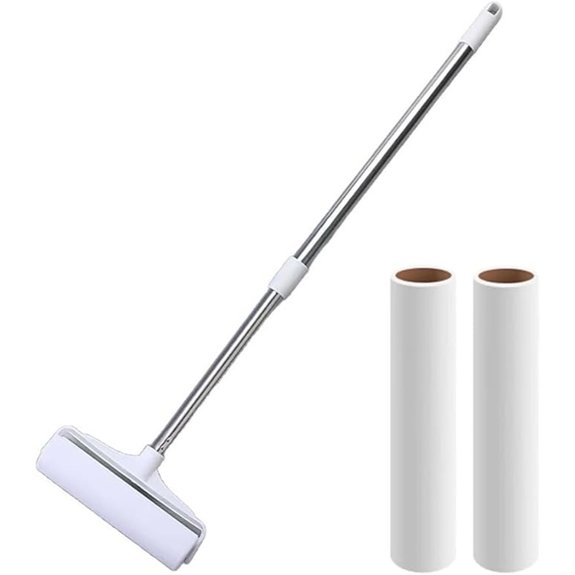 Large Lint Roller with Extendable Handle