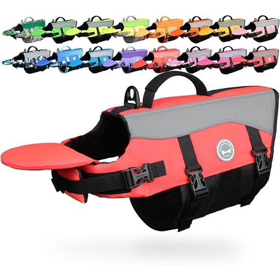 VIVAGLORY Dog Life Jacket with Float