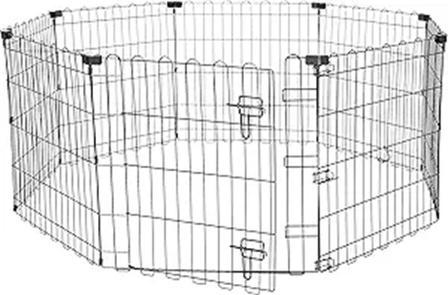 Amazon Basics Foldable Dog Playpen (24)