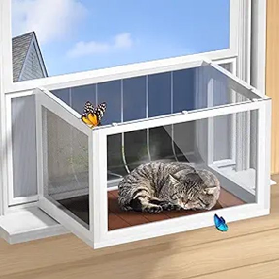 Cat Window Box Catio for Indoor Outdoor Use