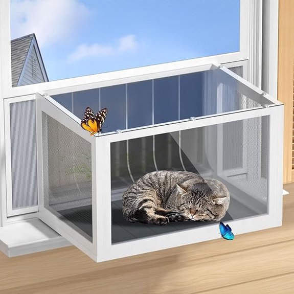 Cat Window Box Catio for Indoor Outdoor Use
