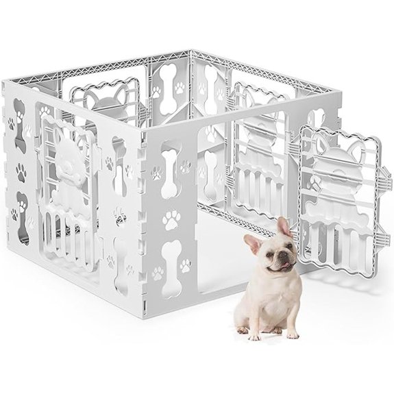 Dog Playpen 4-Panel Portable Fence