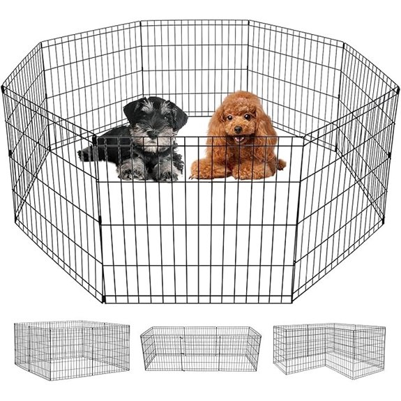 FDW 24-Inch 8-Panel Dog Playpen