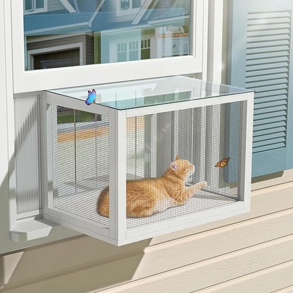 Cat Window Box for Sunbathing & Napping