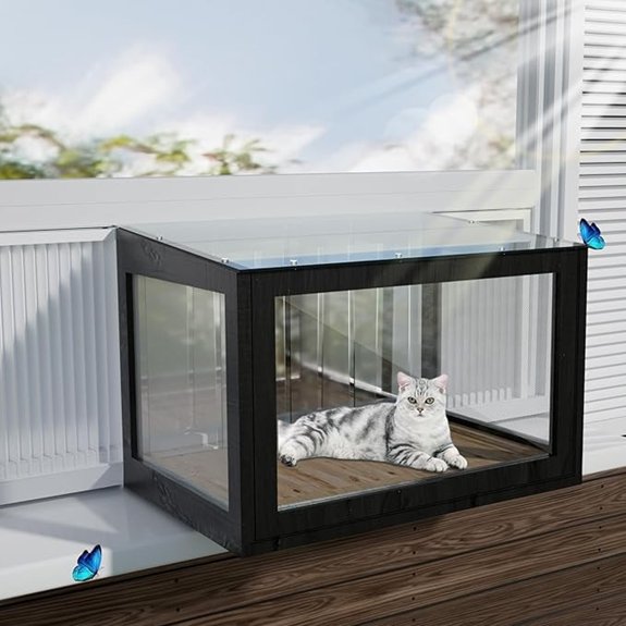 Cat Window Box Weatherproof Catio Enclosure