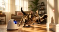 motion activated automatic cat laser