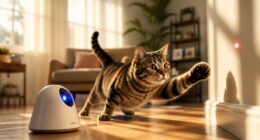 motion activated automatic cat laser