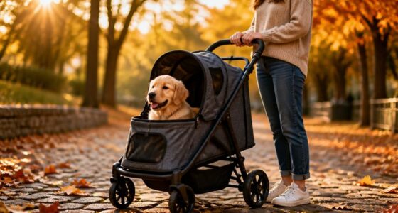 top lightweight foldable pet strollers